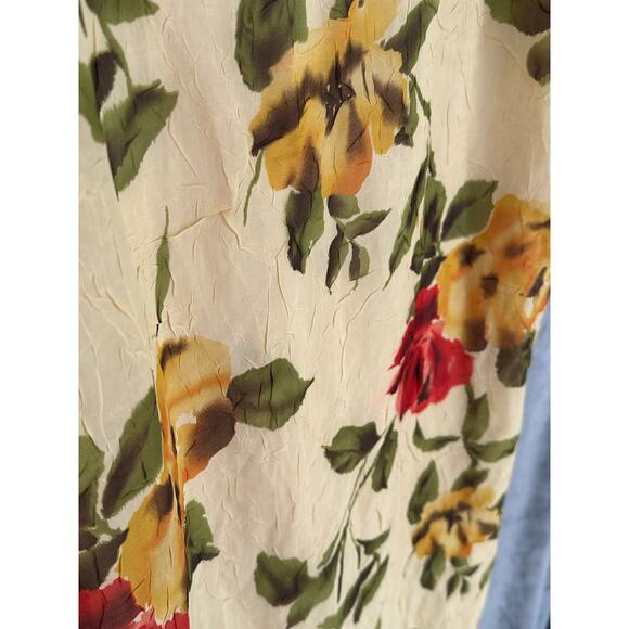 Mlle Gabrielle long gown women's lined polyester floral evening gown size 22 - Picture 6 of 8